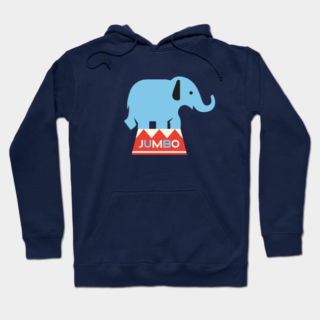 Jumbo the Elephant Hoodie by RussellTateDotCom